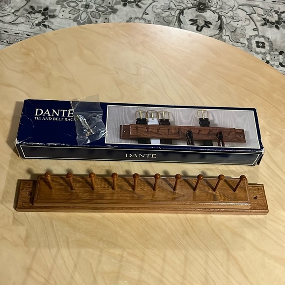 Vintage Danté Tie and Belt rack. In New condition original box and screws - Picture 1 of 7